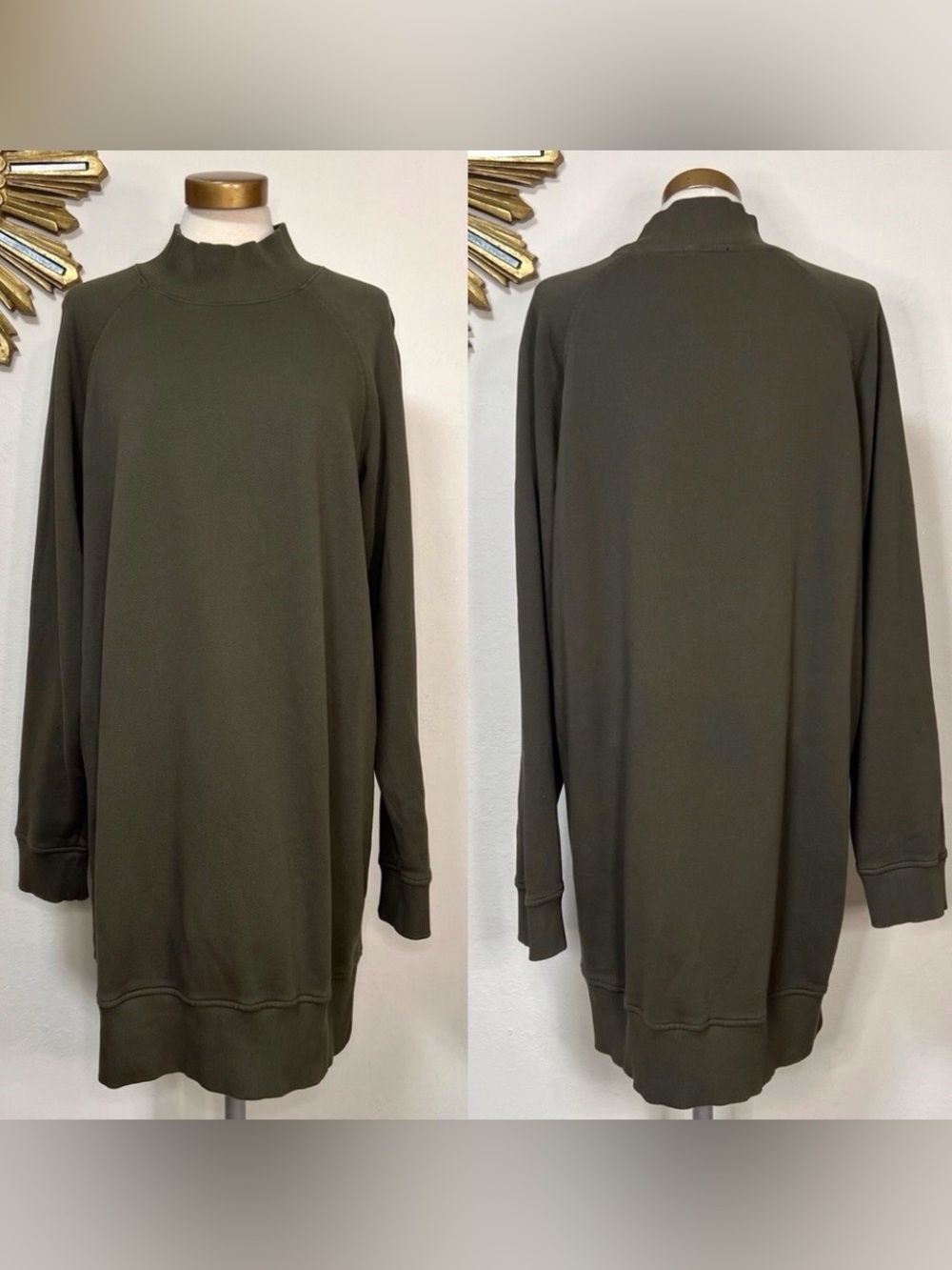 ATM Anthony Thomas Melillo French Terry Sweatshirt Dress
